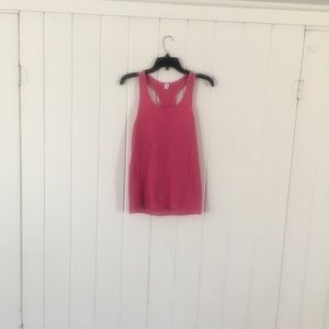 lululemon pink tank top